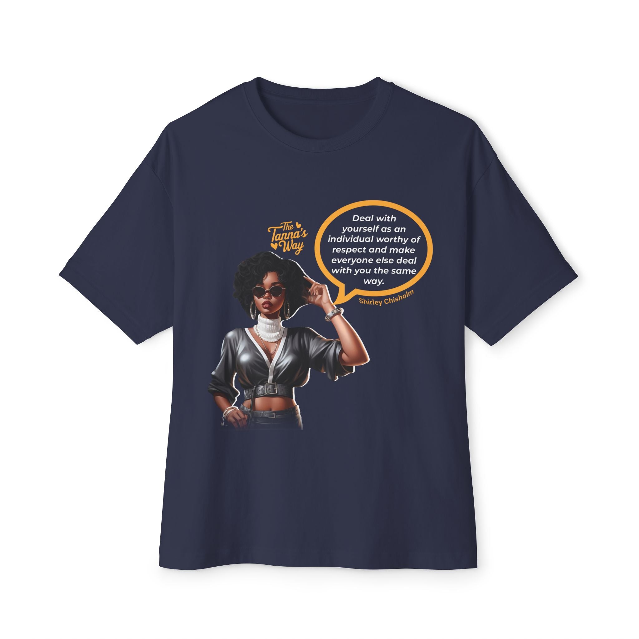 Shirley Chisholm | Unisex Oversized Boxy Tee